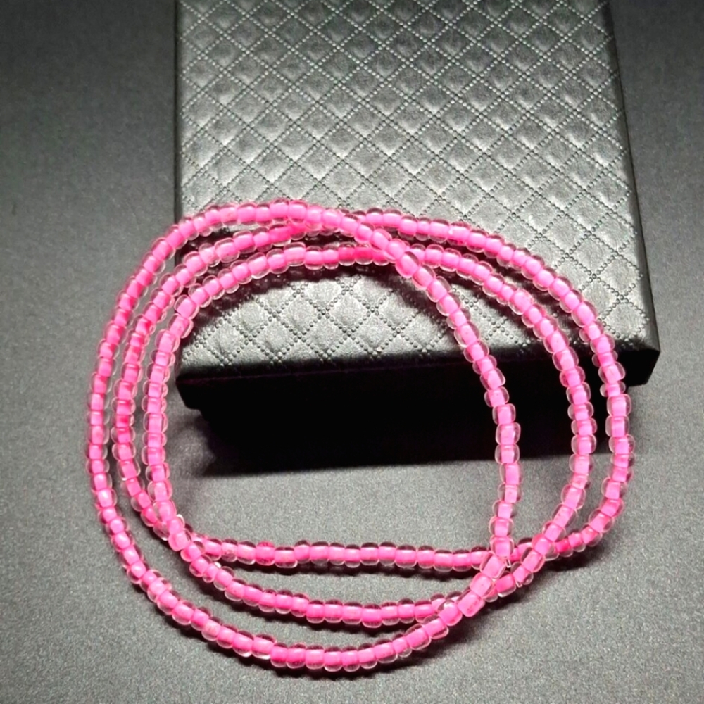 Lady An. Collection "Pink Ladies" Anklet set